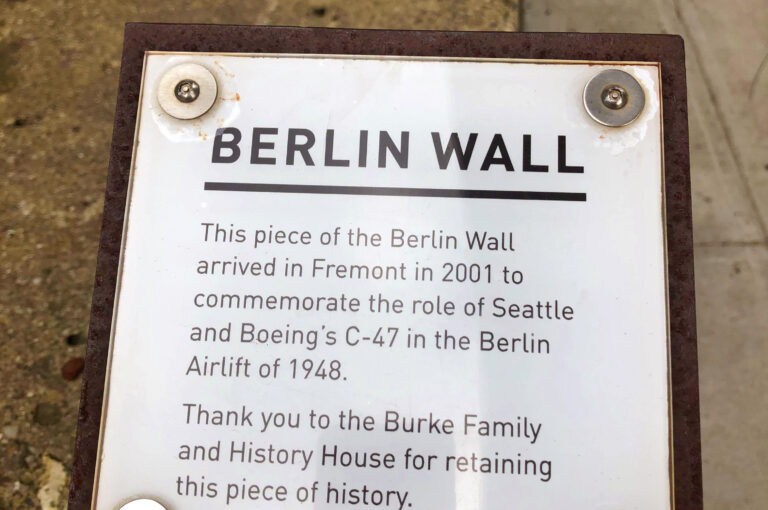 Berliner Mauer in Seattle